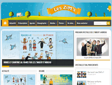 Tablet Screenshot of les-zims.com